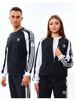 олимпийка спортивная на молнии adidas 253781336 купить за 2 220 ₽ в интернет‑магазине Wildberries