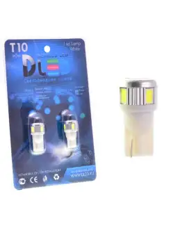 Светодиодная автомобильная лампа T10 - W5W - 6 SMD 5630 + Стабилизатор (комплект 2 штуки) DLED 28205129 купить за 1 241 ₽ в интернет‑магазине Wildberries