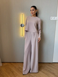 Офисный костюм брючный двойка Paetki 301473047 купить за 5 124 ₽ в интернет‑магазине Wildberries