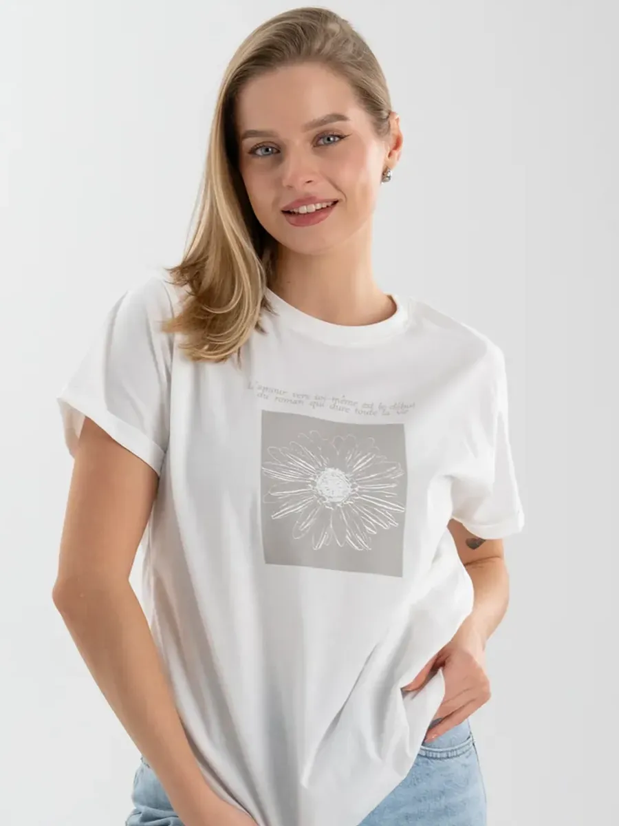TAIGI Logo Print T-Shirt