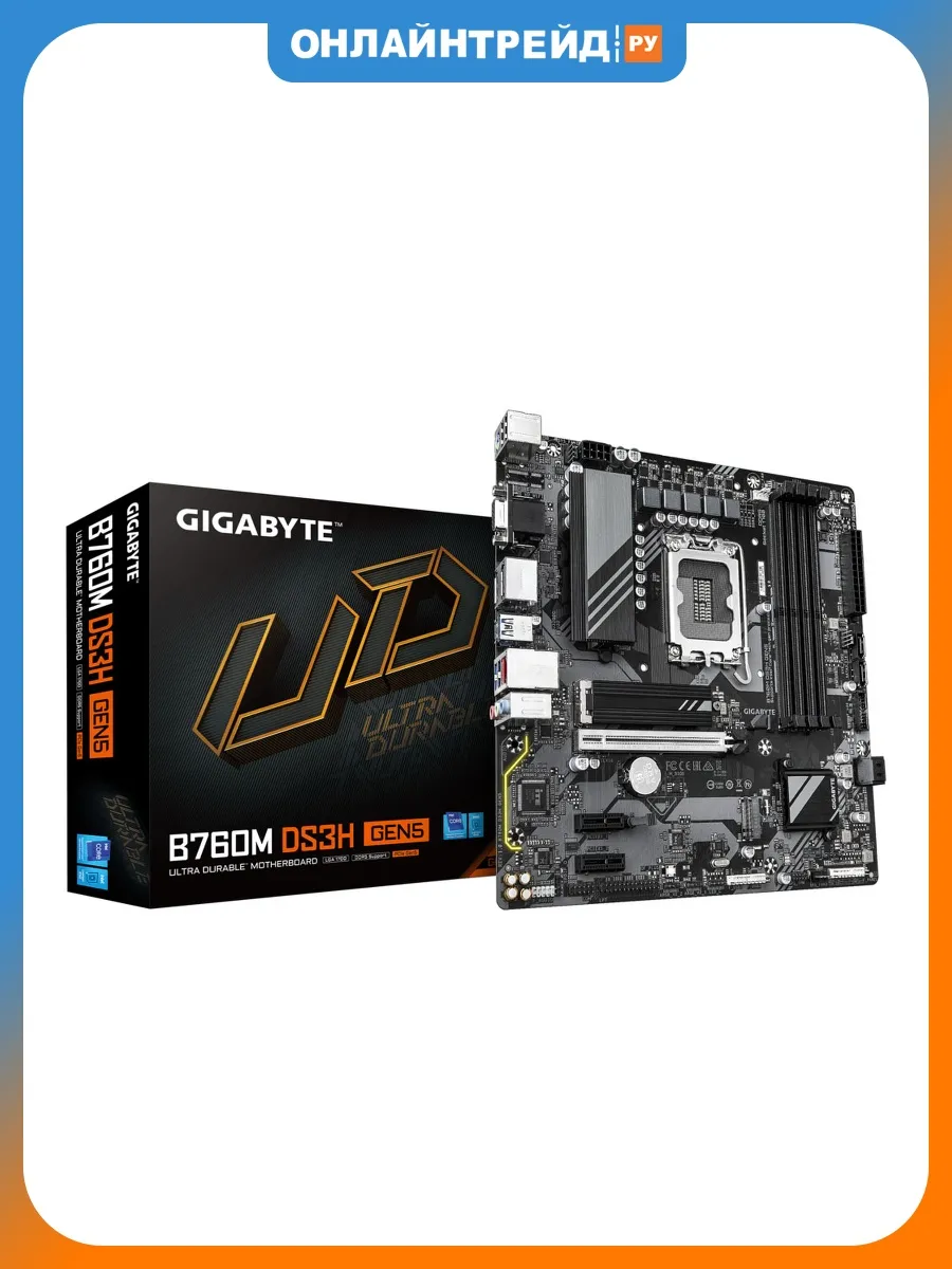 Материнская плата B760M DS3H GEN5 (LGA1700, mATX)